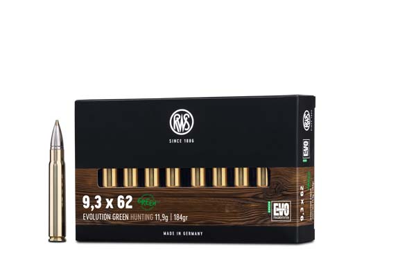 RWS 9,3X62 EVO GREEN 11,9g/184grs