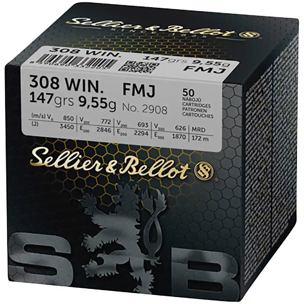 Sellier & Bellot 308 FMJ 9,55g/147grs